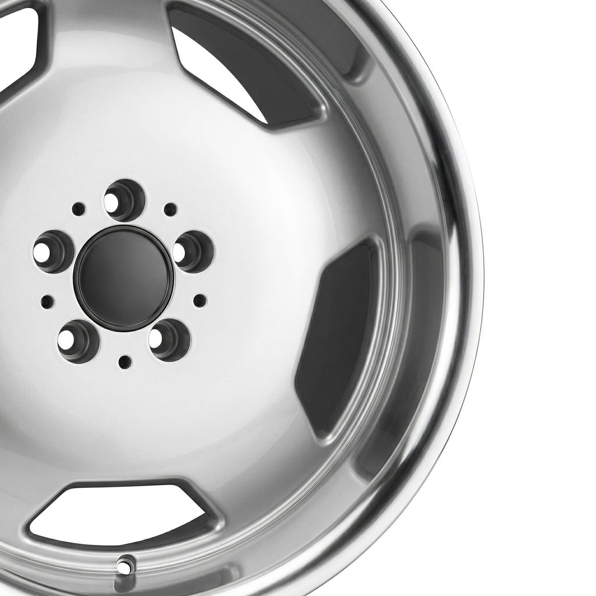 SW-M1 Monarch Heritage-Performance Wheels - Silver Machine Lip