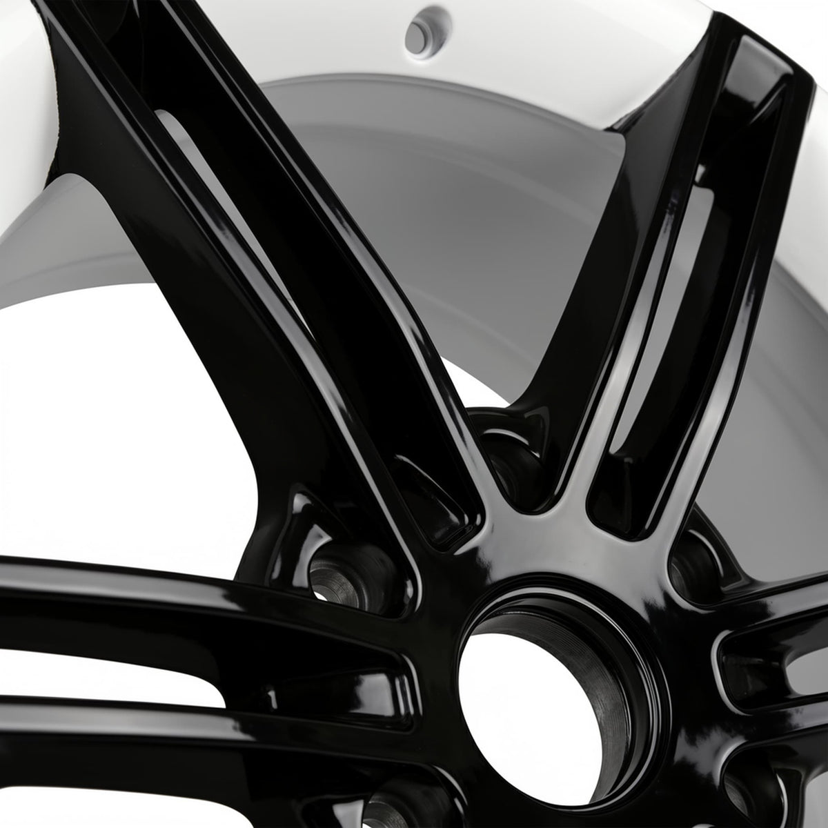 SW-P5 Championship Star-Performance Wheels - Gloss Black w/White Windows