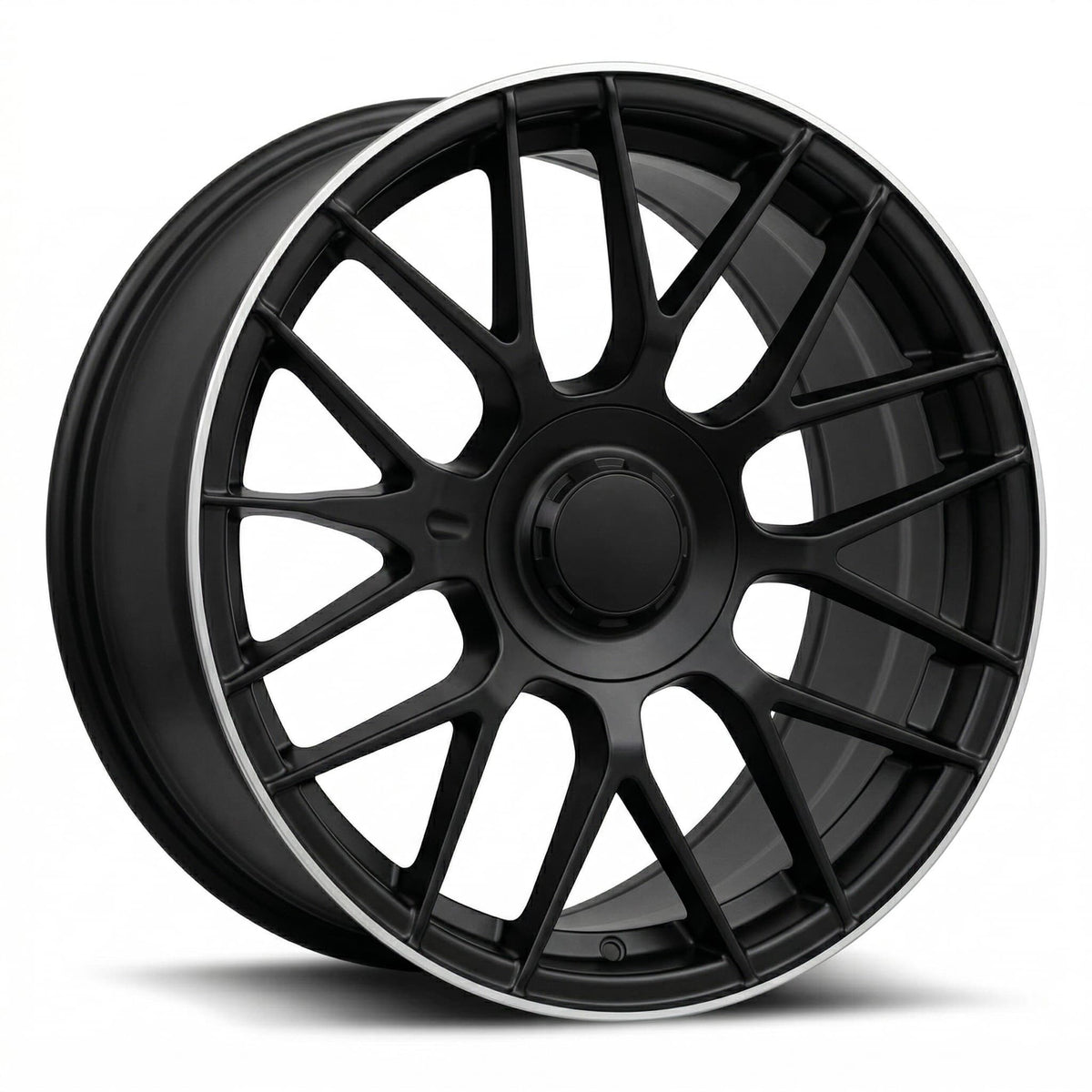 SW-X21 VIP Aero-Performance Felgen - Matt Schwarz Frontpoliert