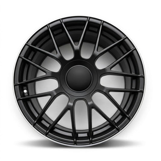 SW-X21 VIP Aero-Performance Wheels - Matte Black Machined Lip